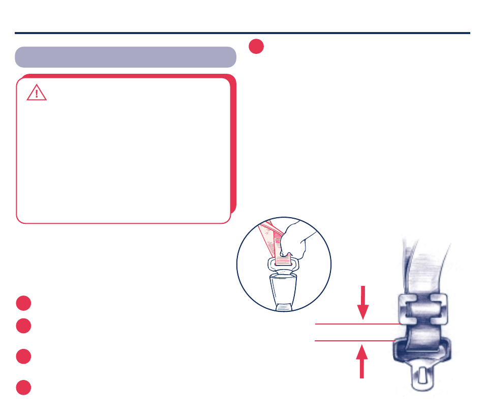 Warning, Vehicle seat belts | Graco PM-1589AB User Manual | Page 27 / 32