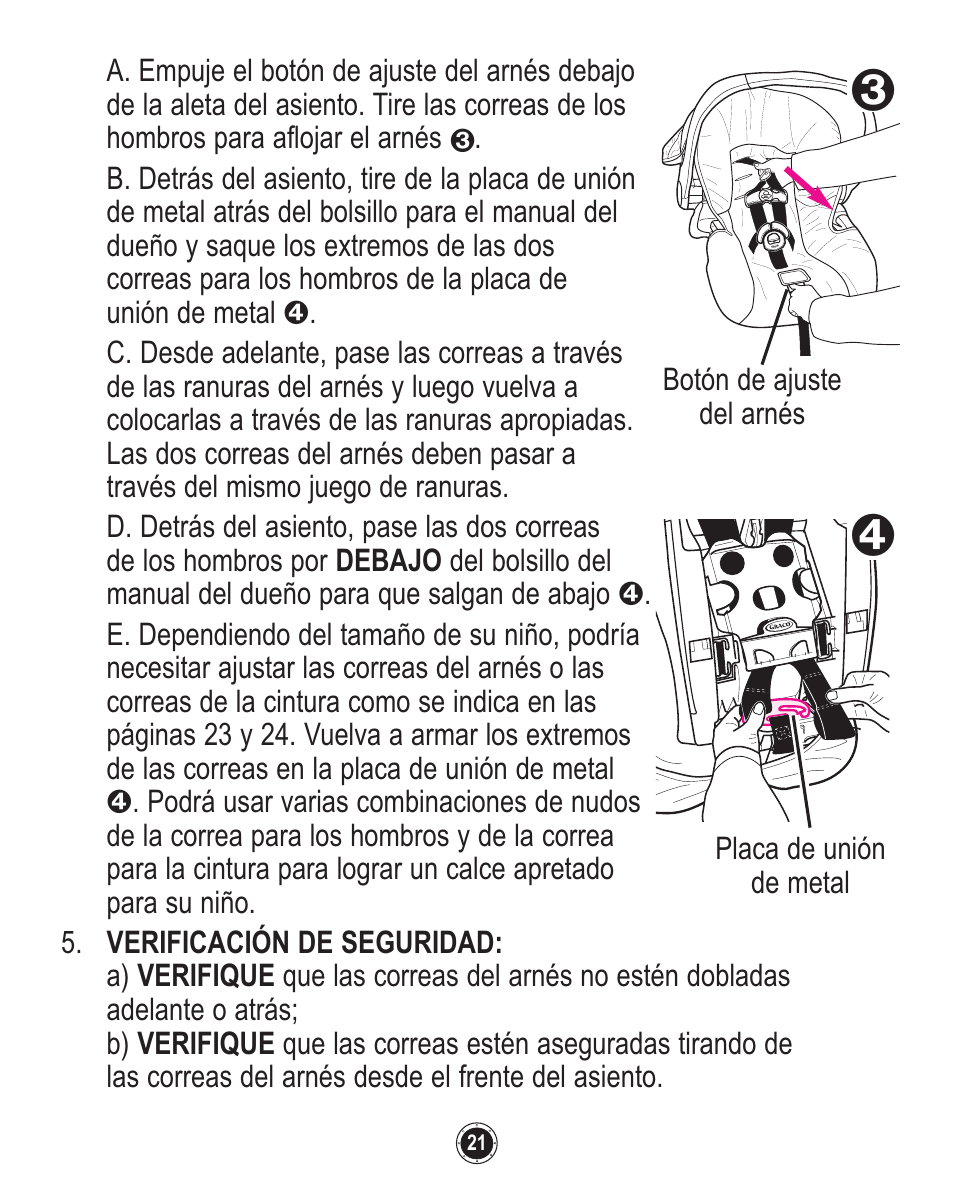 Graco Quattro Tour PD120916A User Manual | Page 105 / 128