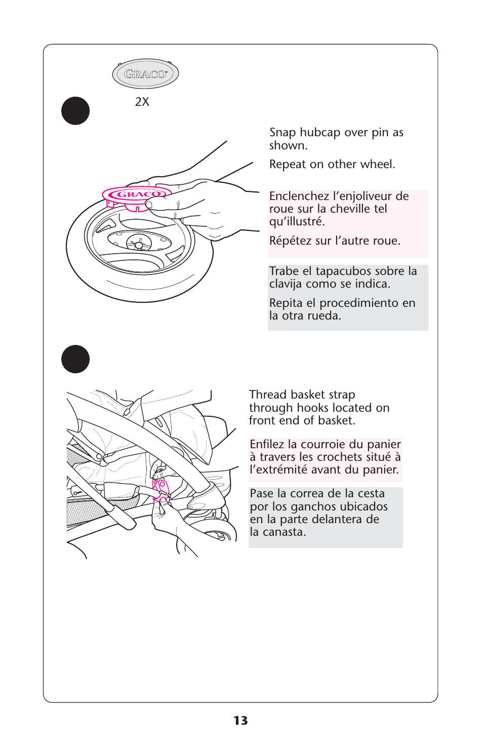 Graco Quattro Tour PD120916A User Manual | Page 13 / 128