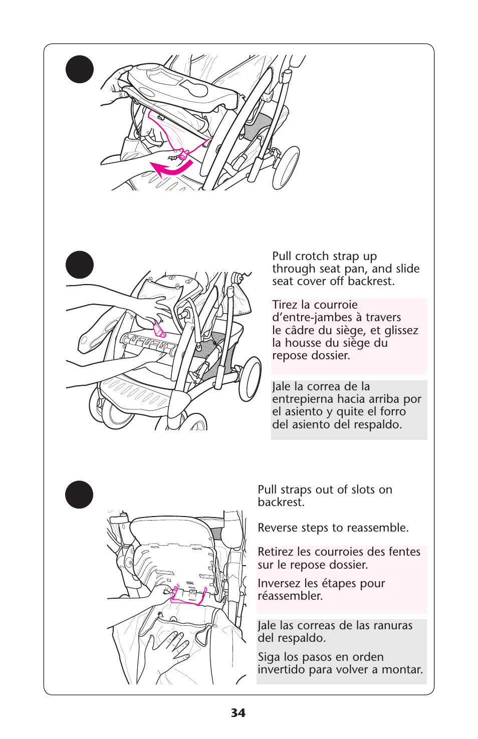 Graco Quattro Tour PD120916A User Manual | Page 34 / 128