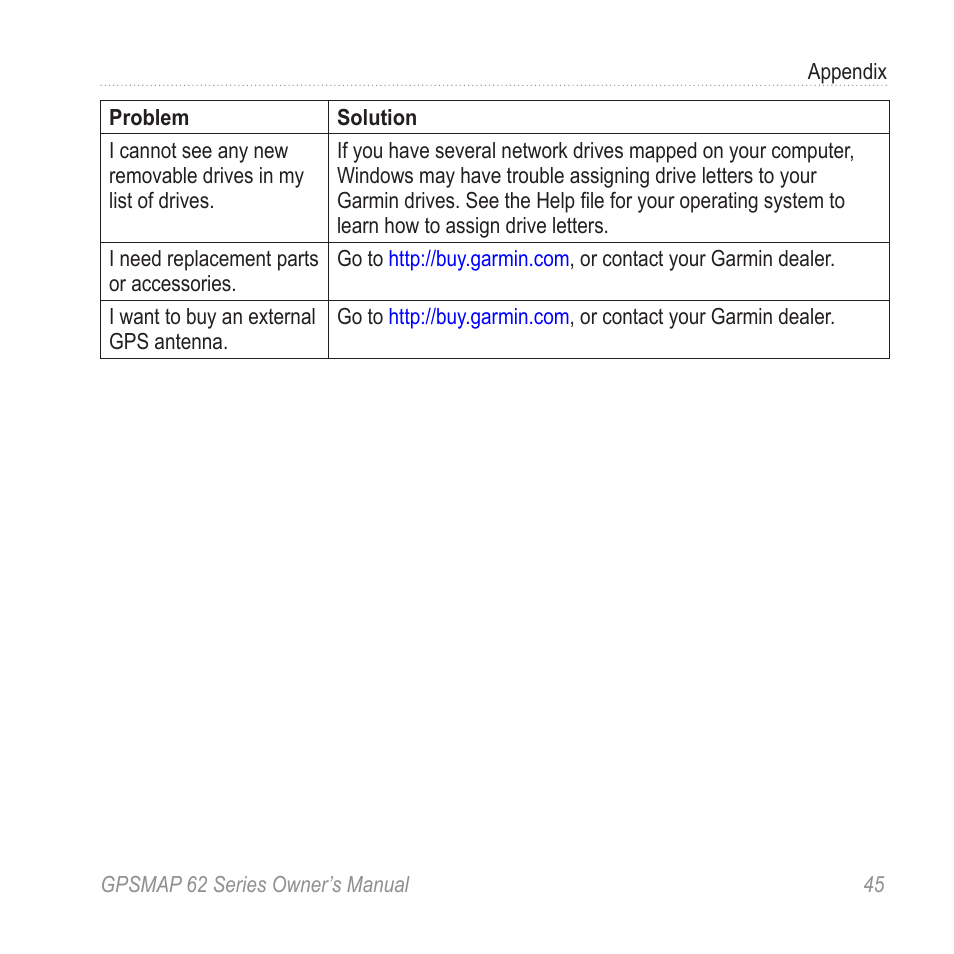 Graco GPSMAP 62 User Manual | Page 49 / 56