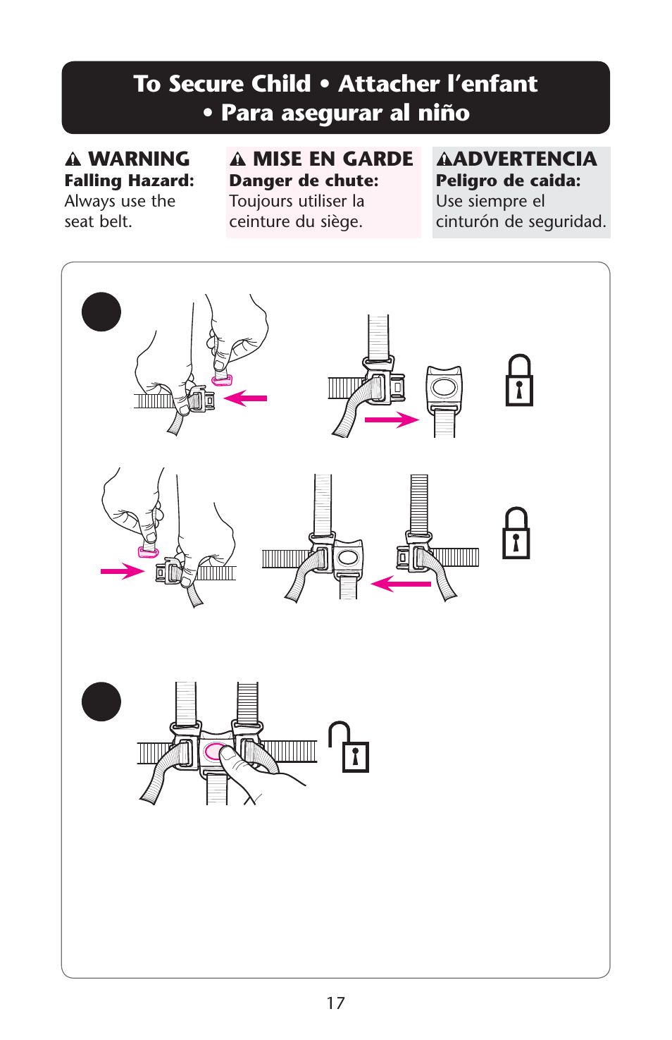 4o s | Graco Lovin' Hug 1761531 User Manual | Page 17 / 44