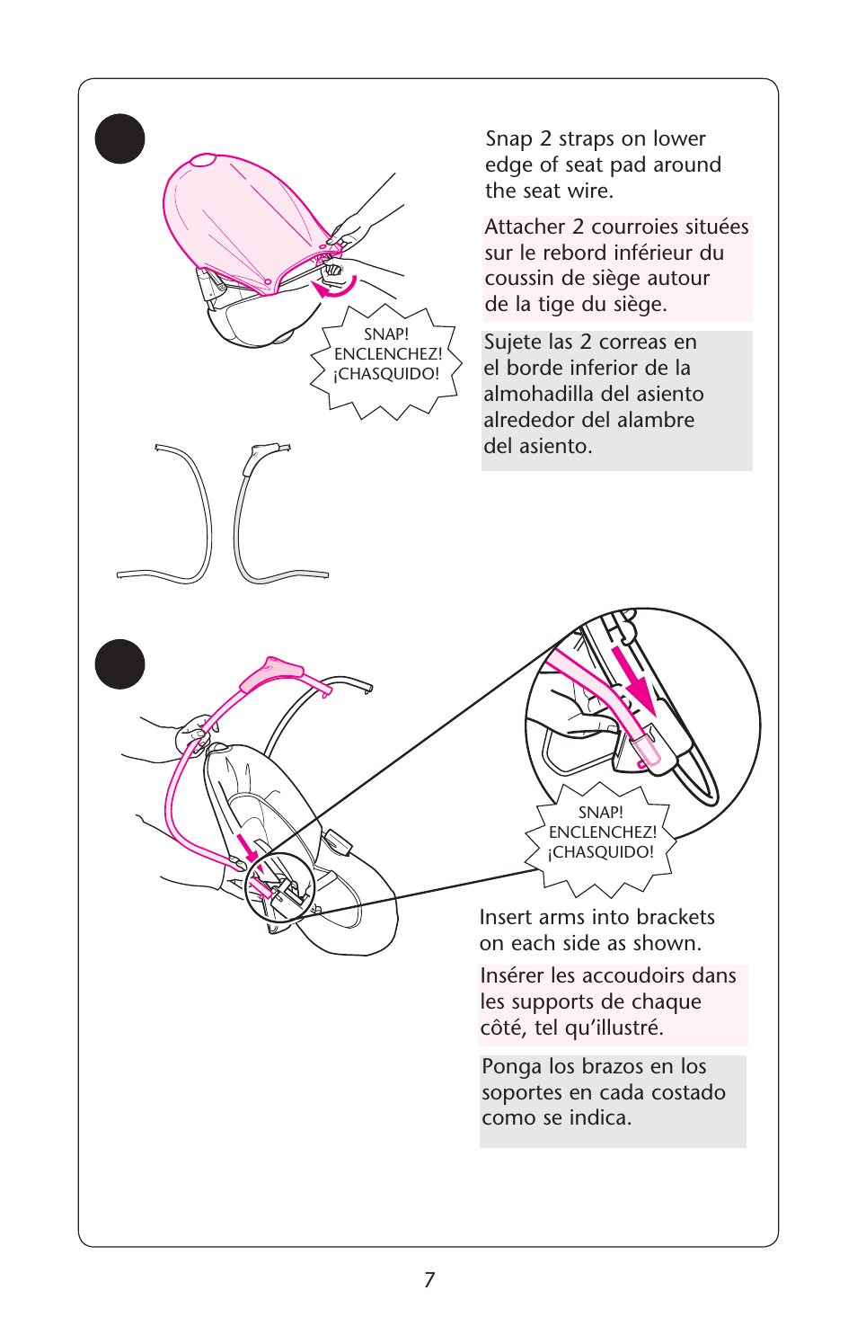 Graco Lovin' Hug 1761531 User Manual | Page 7 / 44