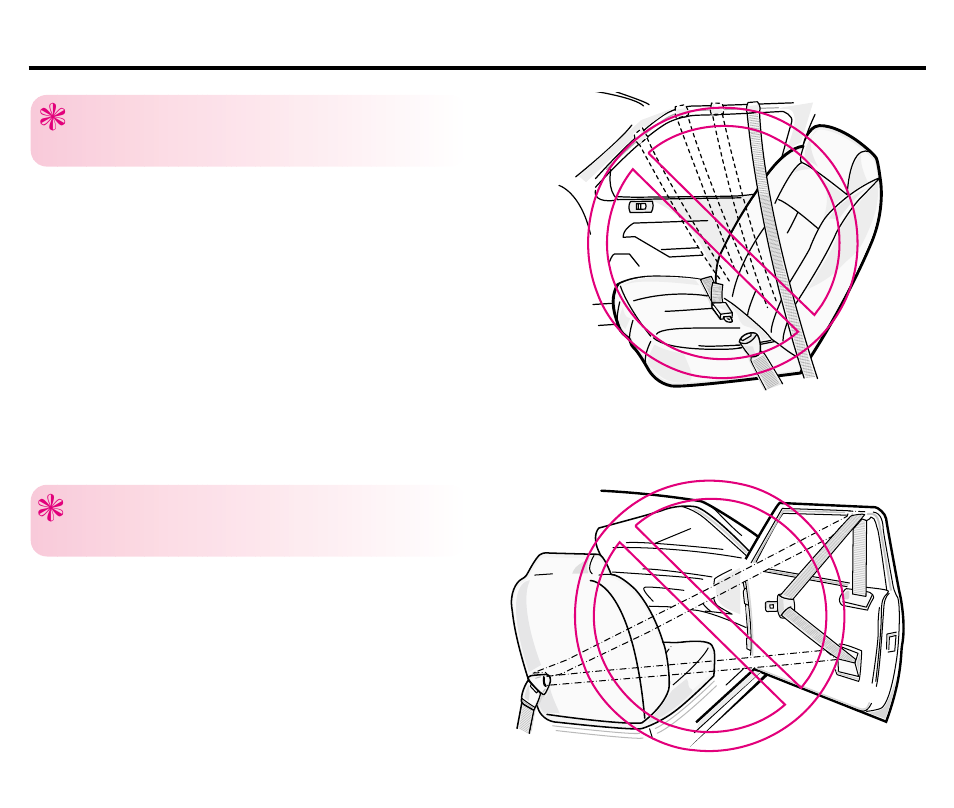 Vehicle seat belts | Graco 44164 User Manual | Page 30 / 80
