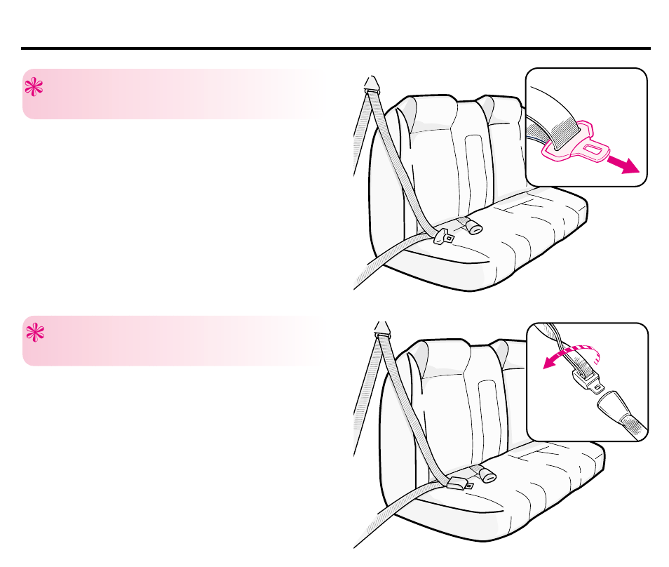 Vehicle seat belts | Graco 44164 User Manual | Page 31 / 80