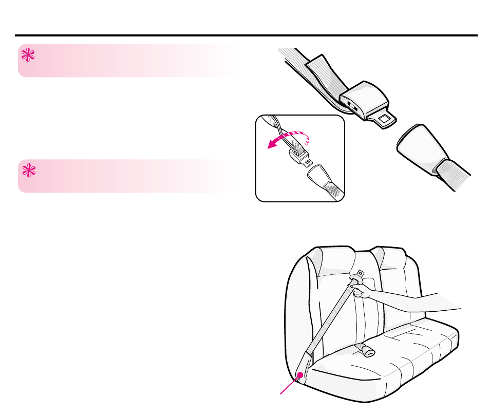Cinturones de seguridad del vehículo | Graco 44164 User Manual | Page 69 / 80