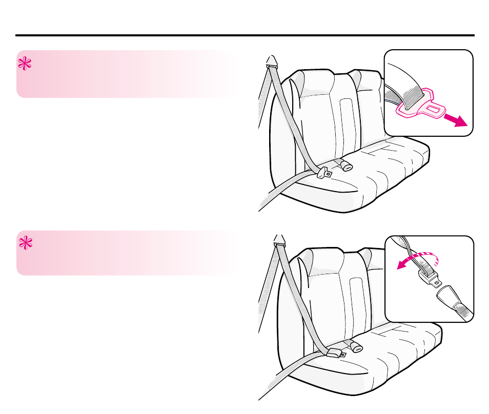 Cinturones de seguridad del vehículo | Graco 44164 User Manual | Page 71 / 80