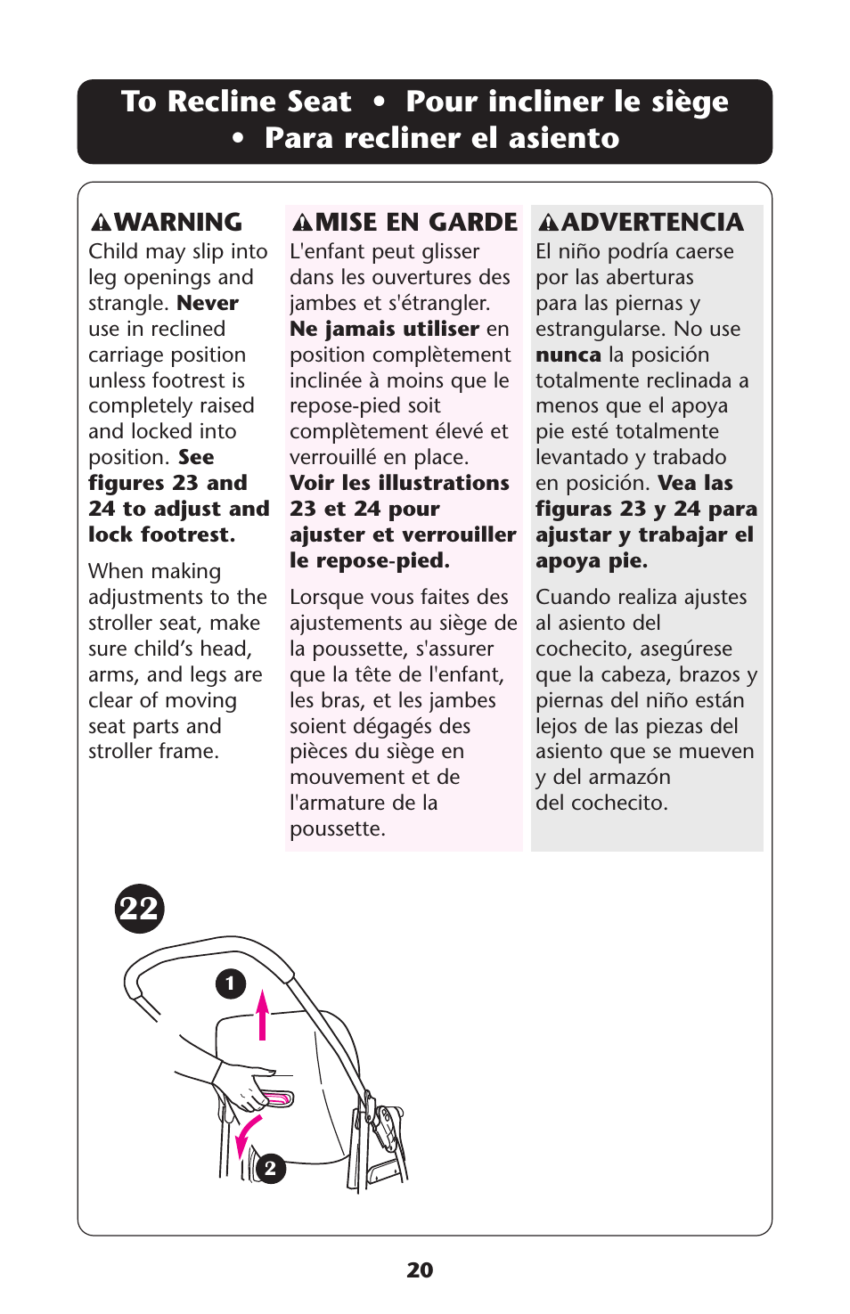Graco ISPA108AB User Manual | Page 20 / 129