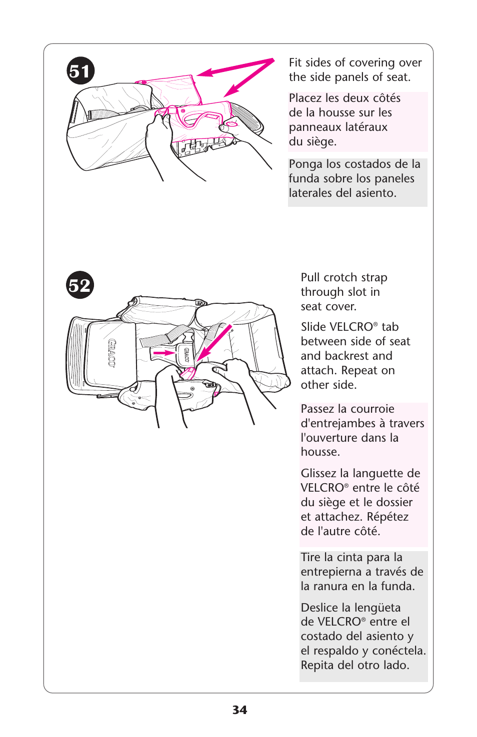 Graco ISPA108AB User Manual | Page 34 / 129