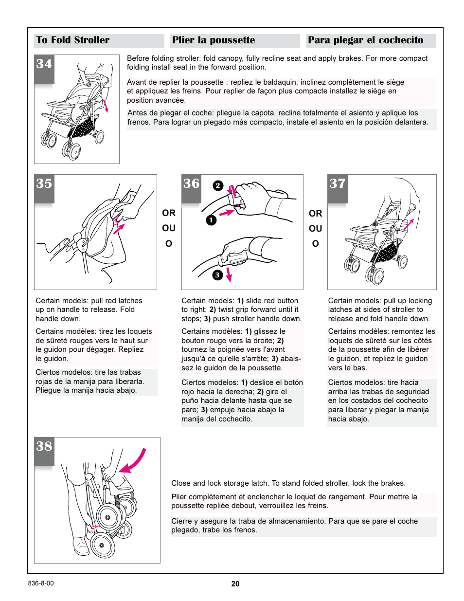 Graco 7588 User Manual | Page 20 / 65