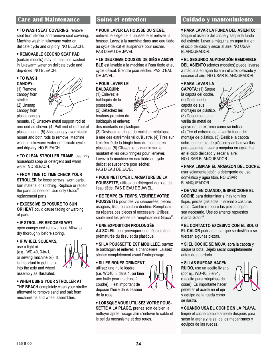 Graco 7588 User Manual | Page 24 / 65