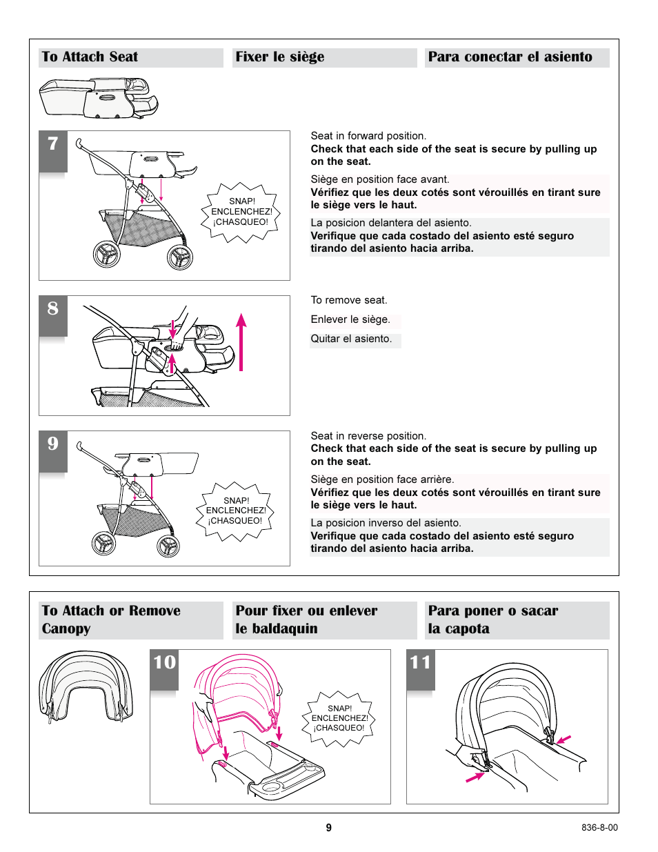 Graco 7588 User Manual | Page 9 / 65