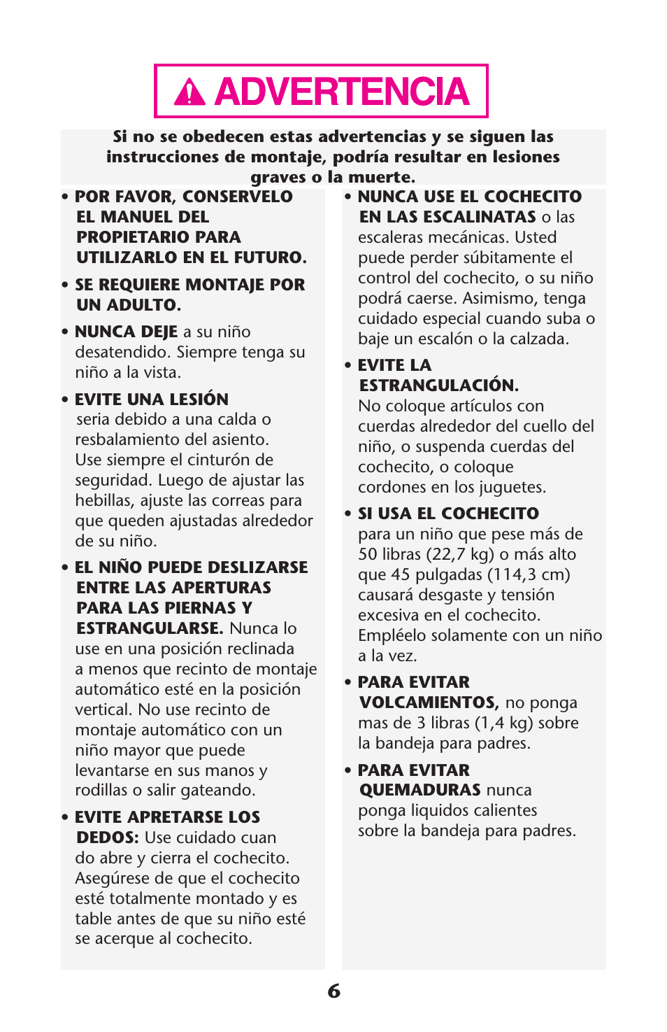 Graco 1762856 User Manual | Page 6 / 128