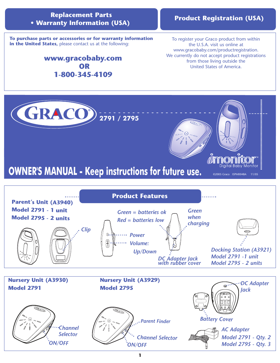 Graco 2795 User Manual | 12 pages