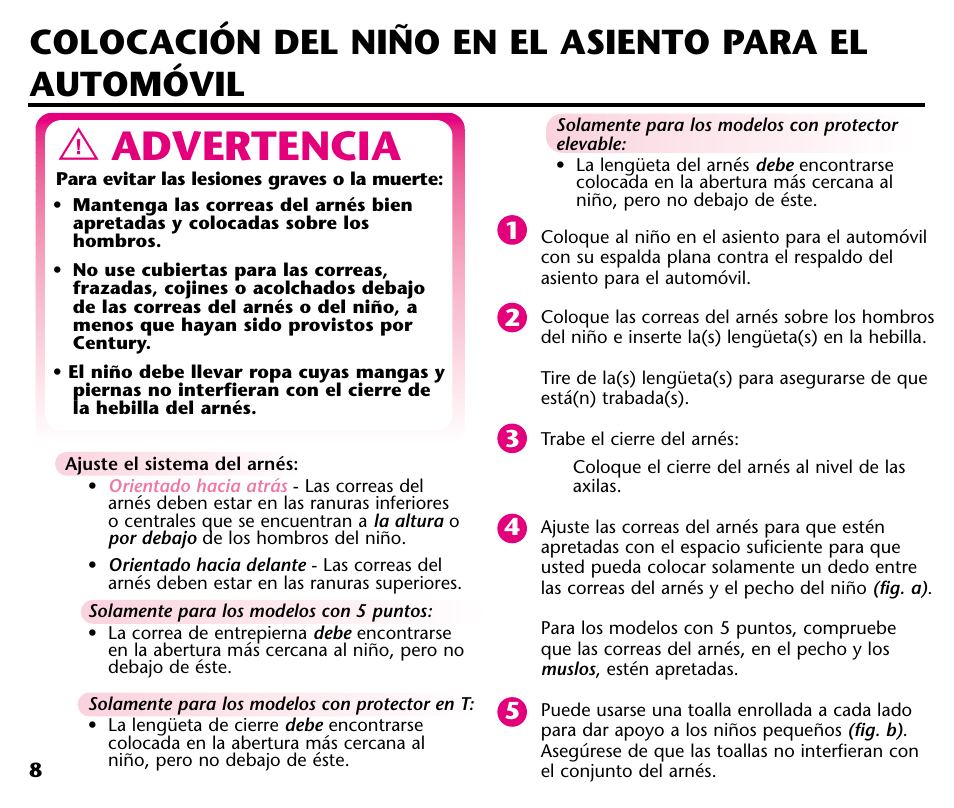 Advertencia | Graco 1000 STETM User Manual | Page 38 / 54