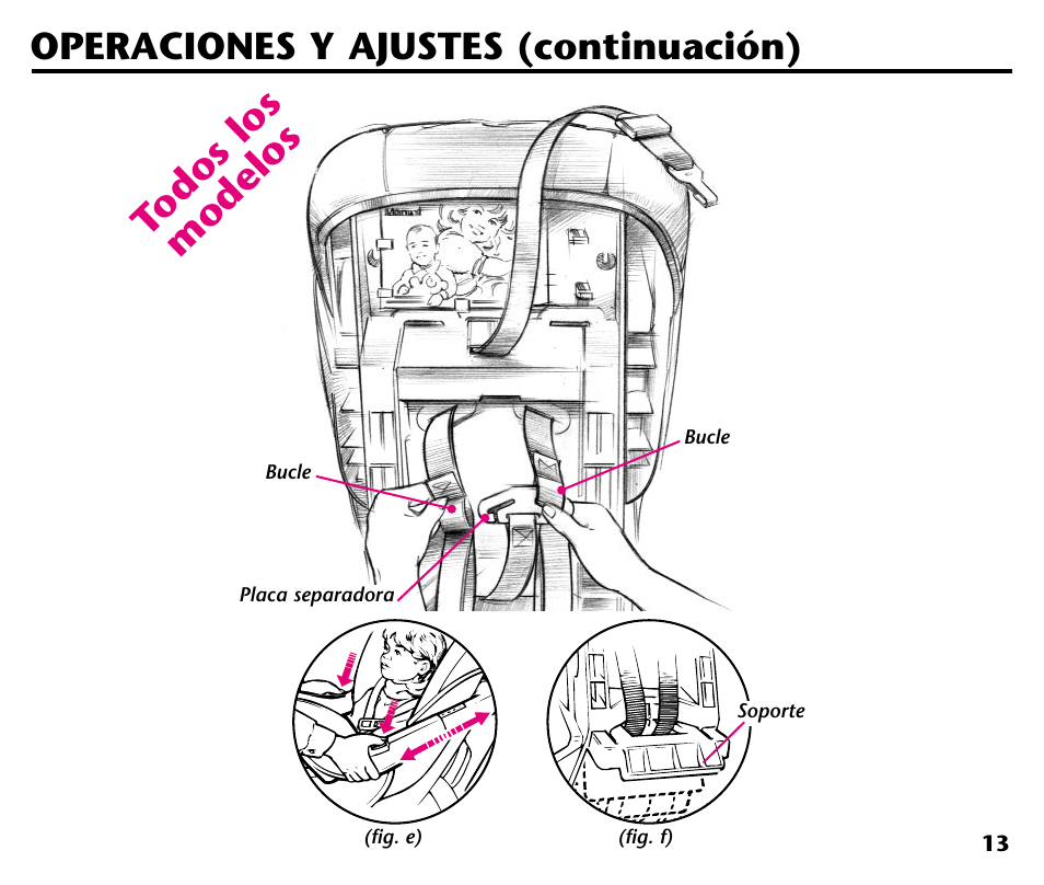 Todos los modelos, Operaciones y ajustes (continuación) | Graco 1000 STETM User Manual | Page 43 / 54