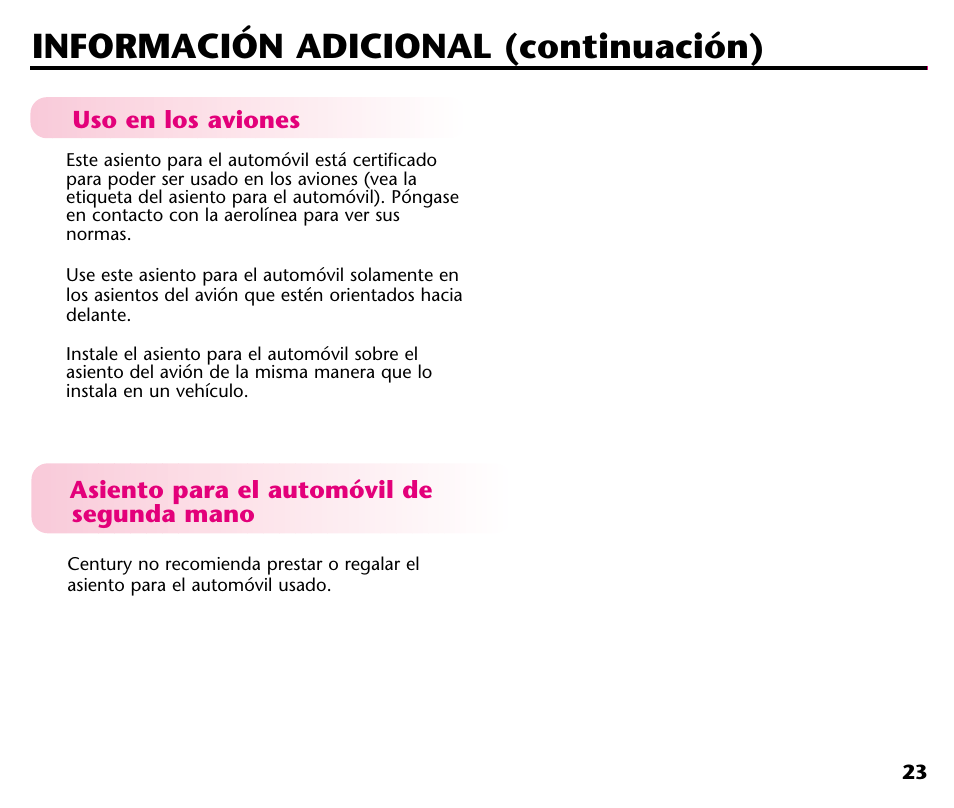 Información adicional (continuación) | Graco 1000 STETM User Manual | Page 53 / 54