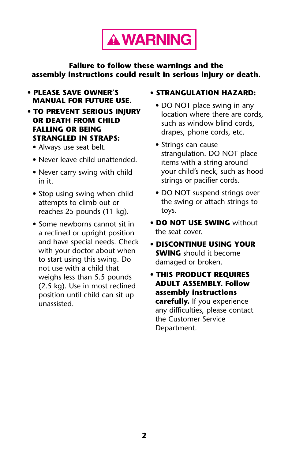 Graco ISPS031AA User Manual | Page 2 / 40