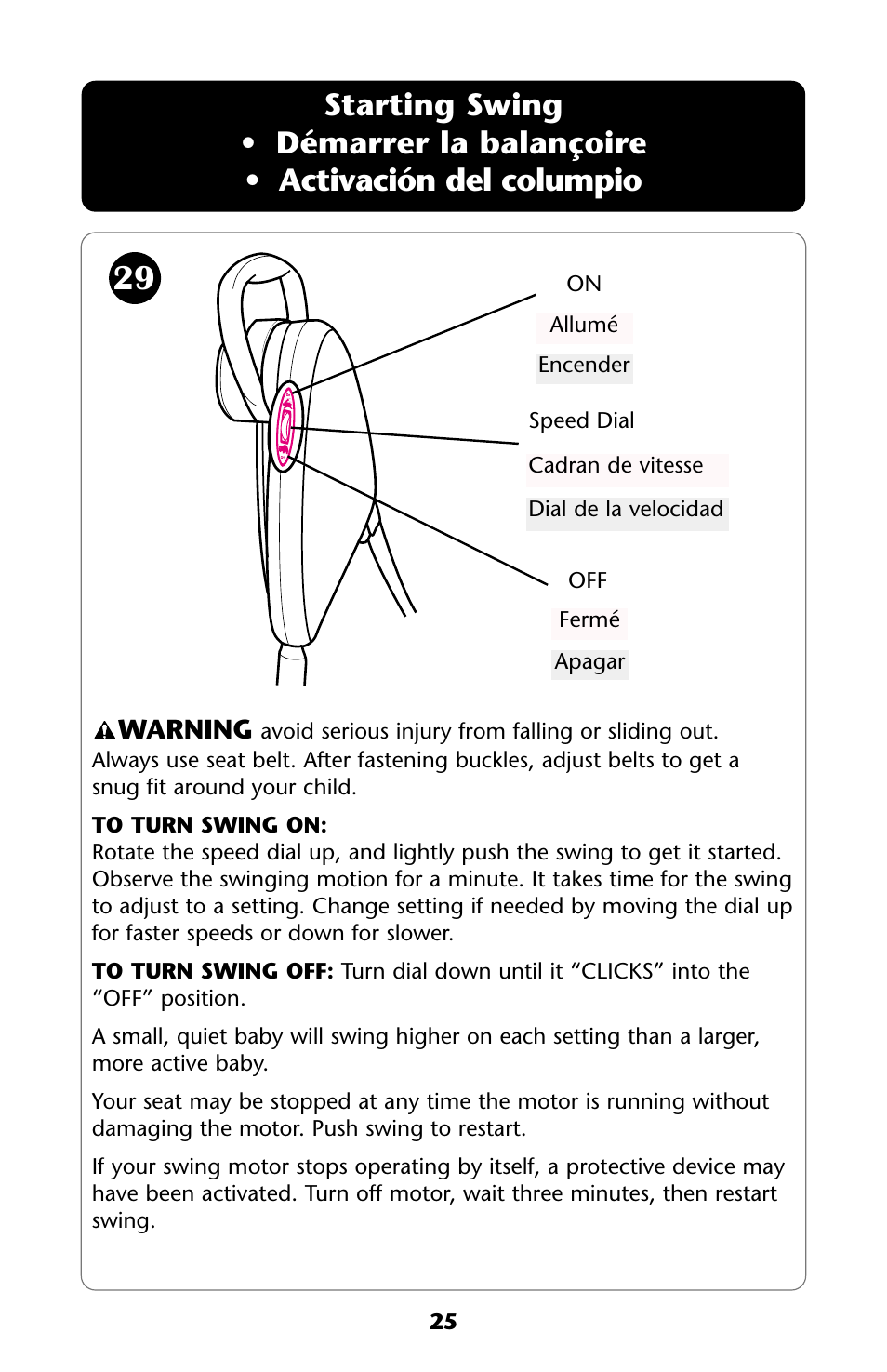 Graco ISPS031AA User Manual | Page 25 / 40