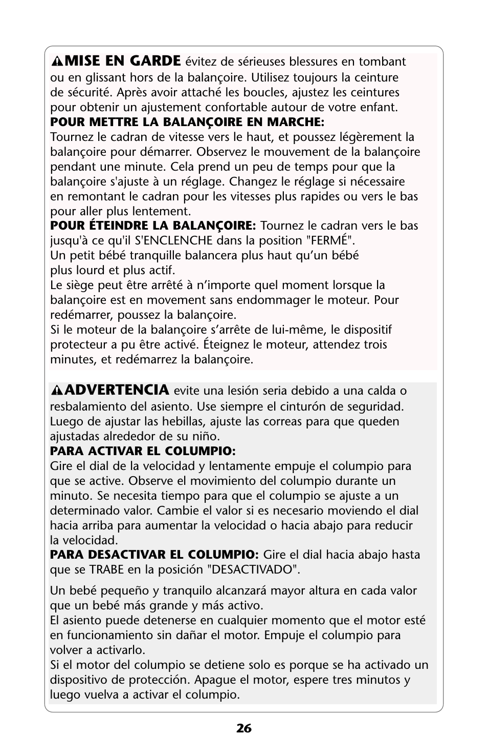 Graco ISPS031AA User Manual | Page 26 / 40