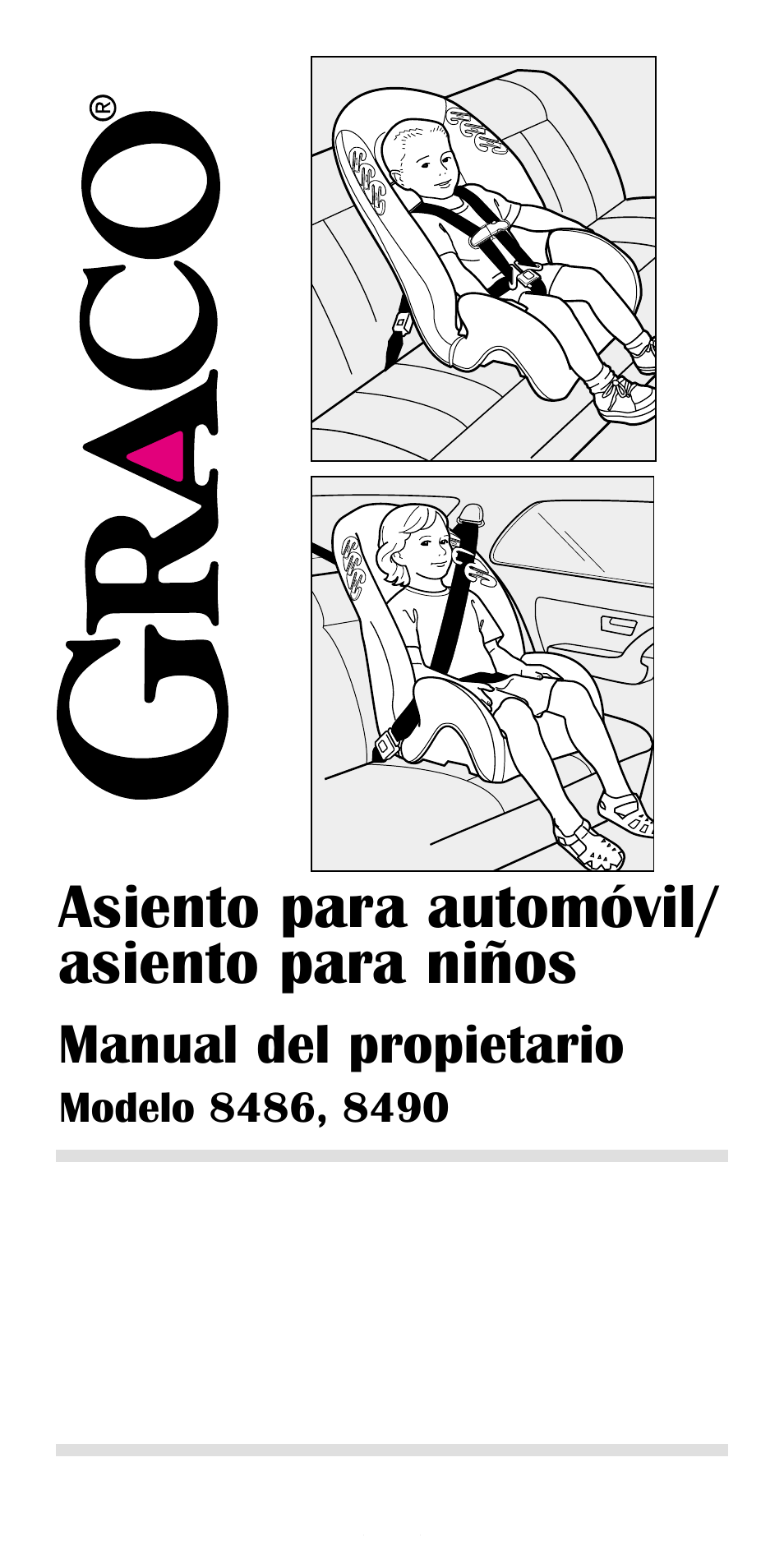 Asiento para automóvil/ asiento para niños, Manual del propietario | Graco 8486 User Manual | Page 38 / 74