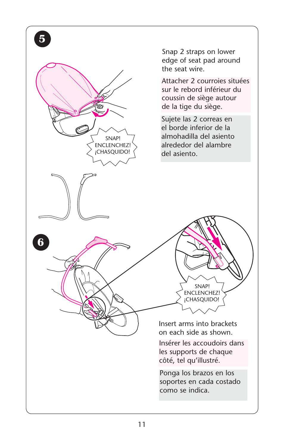 Graco Lovin' Hug 1757214 User Manual | Page 11 / 52