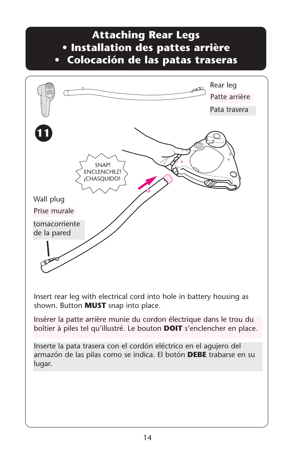Graco Lovin' Hug 1757214 User Manual | Page 14 / 52