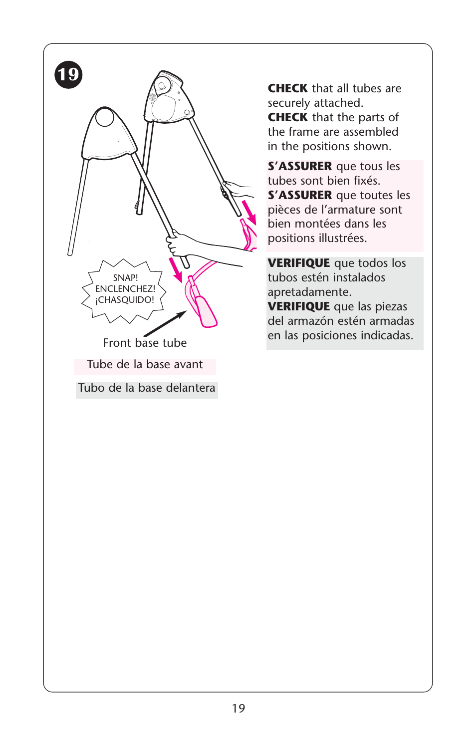 Graco Lovin' Hug 1757214 User Manual | Page 19 / 52