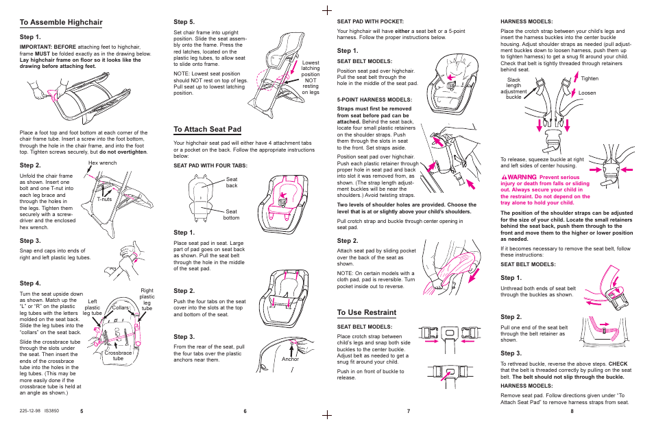 Graco 3835 User Manual | Page 3 / 6