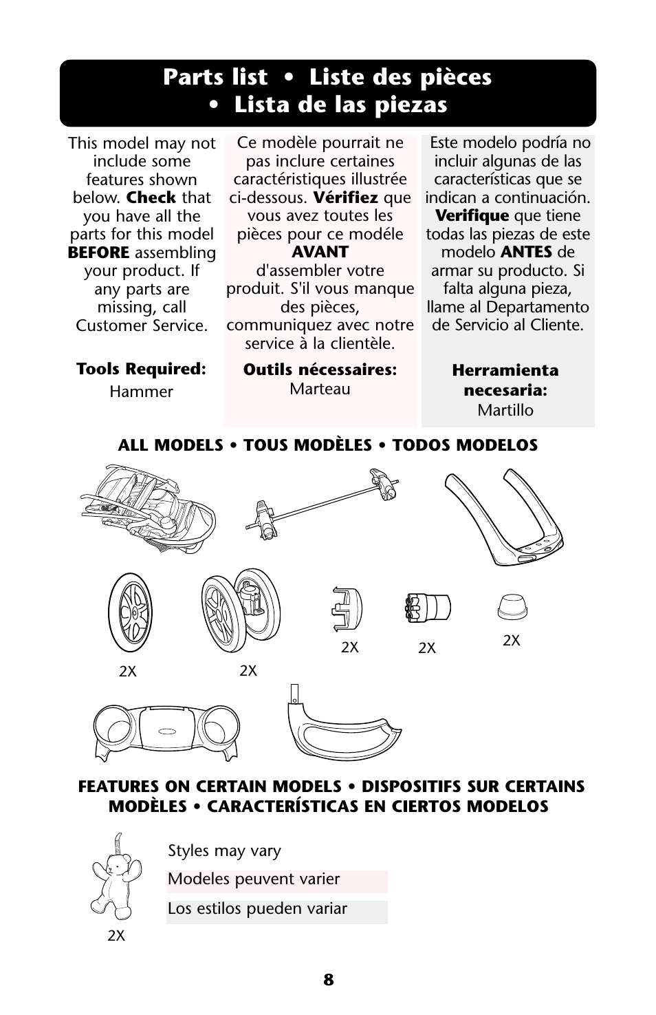 Graco ISPA118AA User Manual | Page 8 / 40