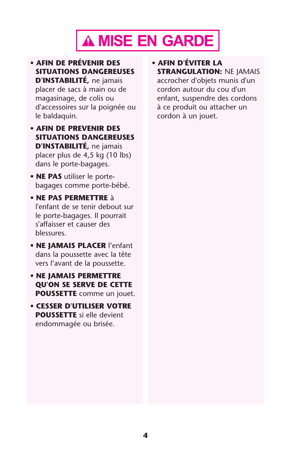 Graco ISPA228AA User Manual | Page 4 / 24