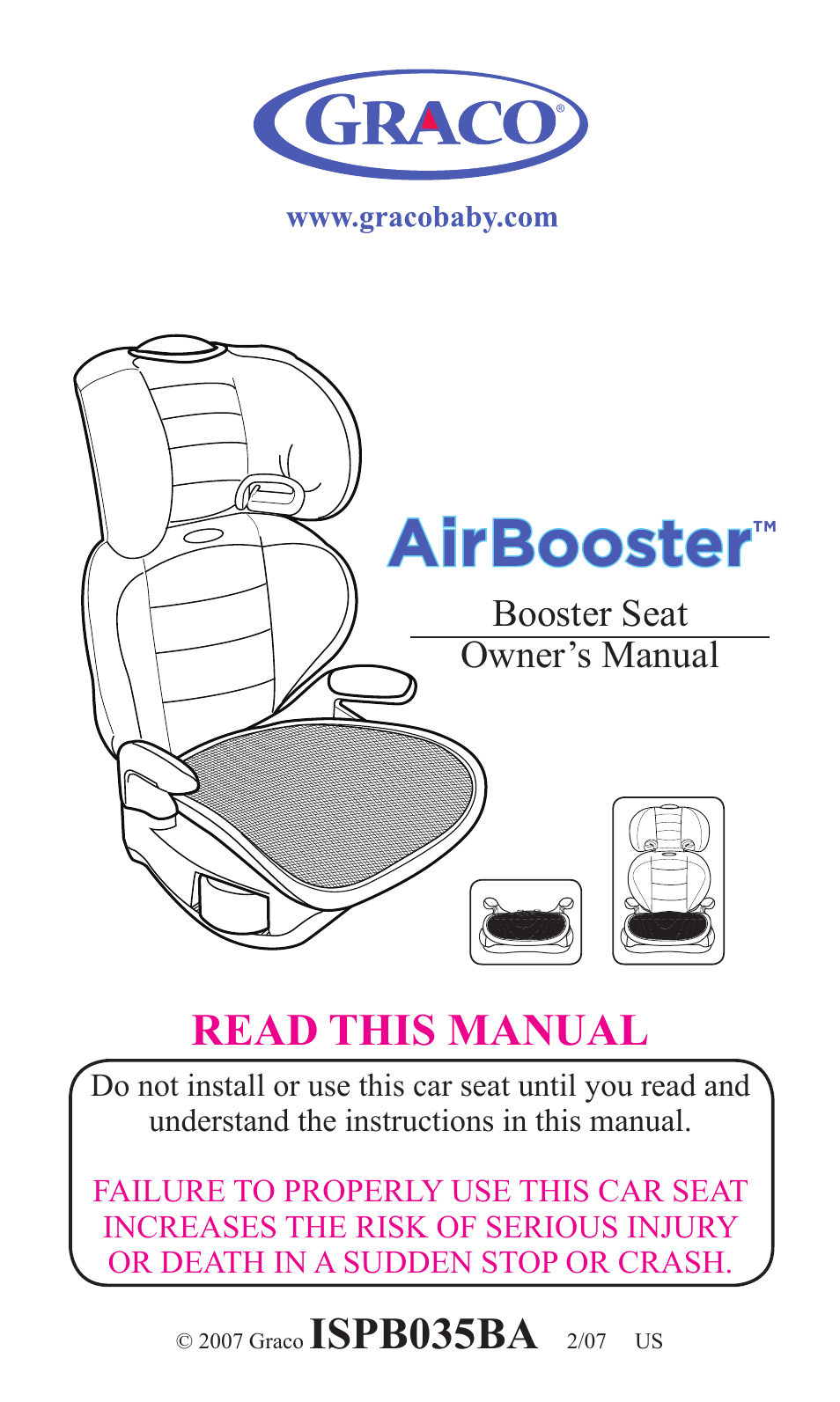 Graco Booster Seat User Manual | 72 pages