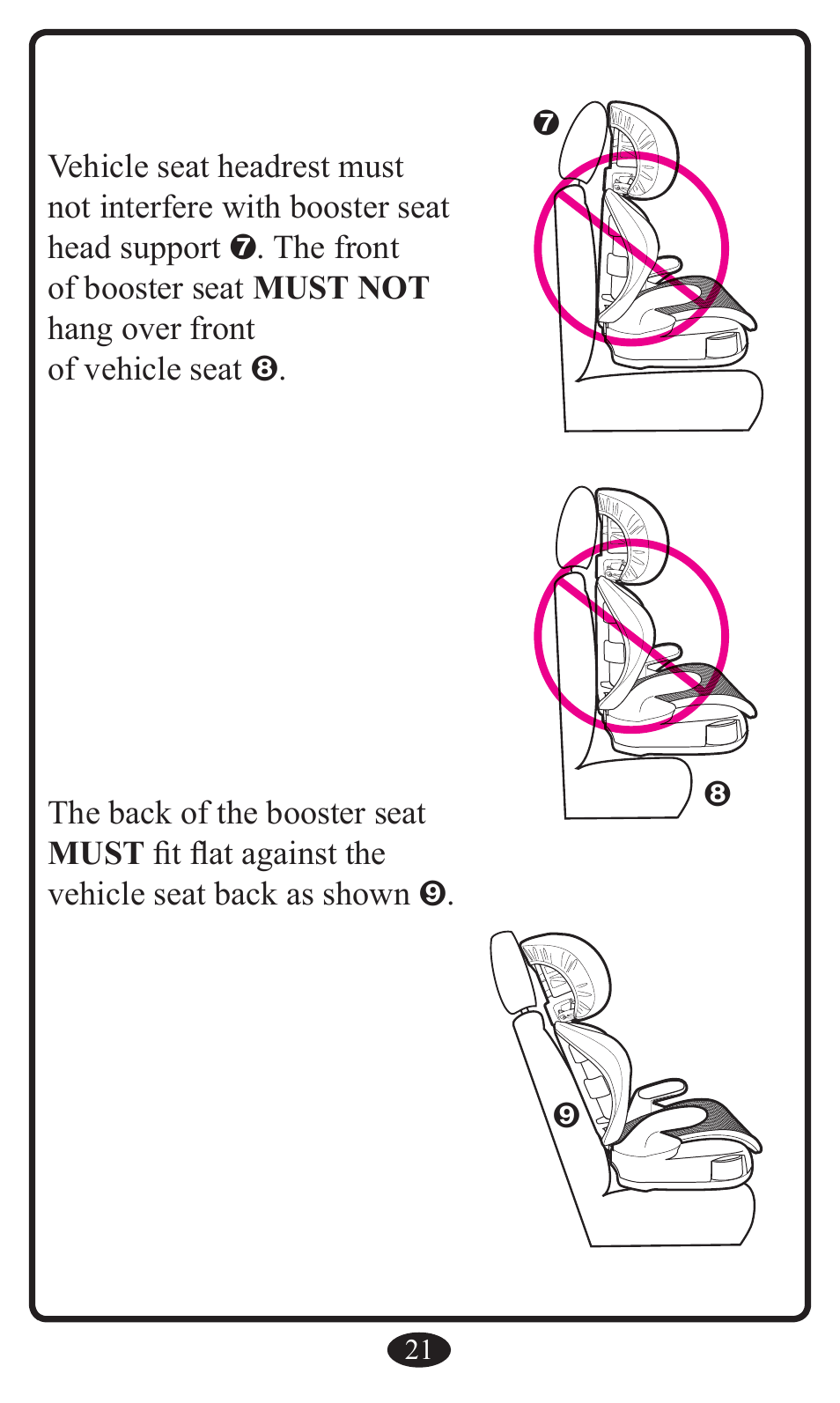 Graco Booster Seat User Manual | Page 21 / 72