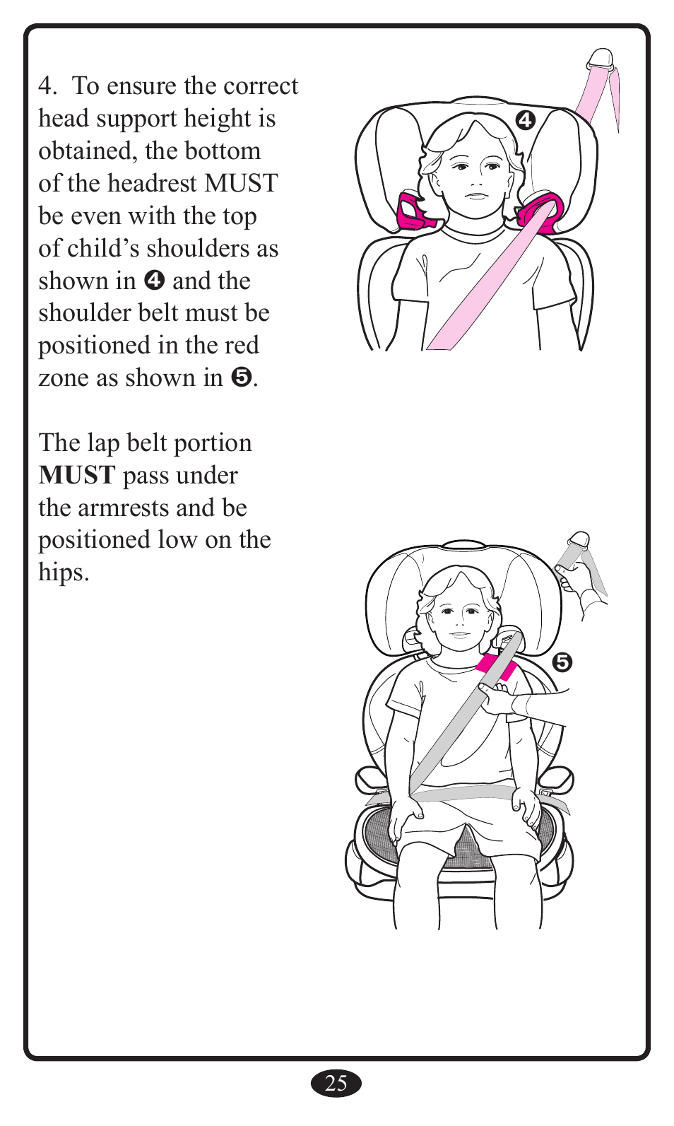 Graco Booster Seat User Manual | Page 25 / 72