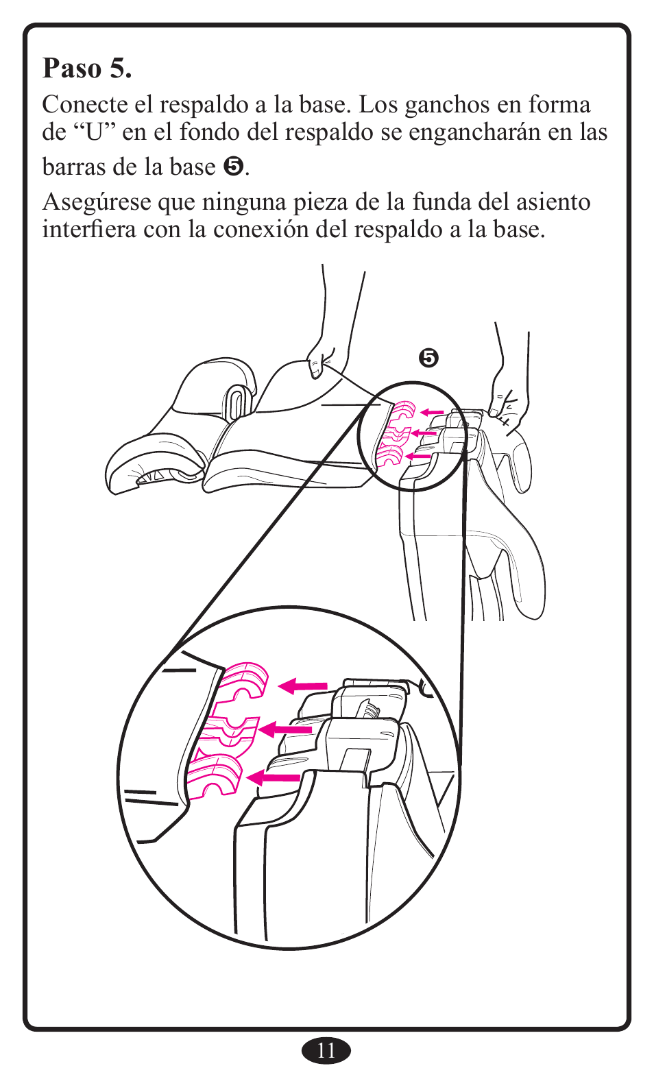 Paso 5 | Graco Booster Seat User Manual | Page 47 / 72