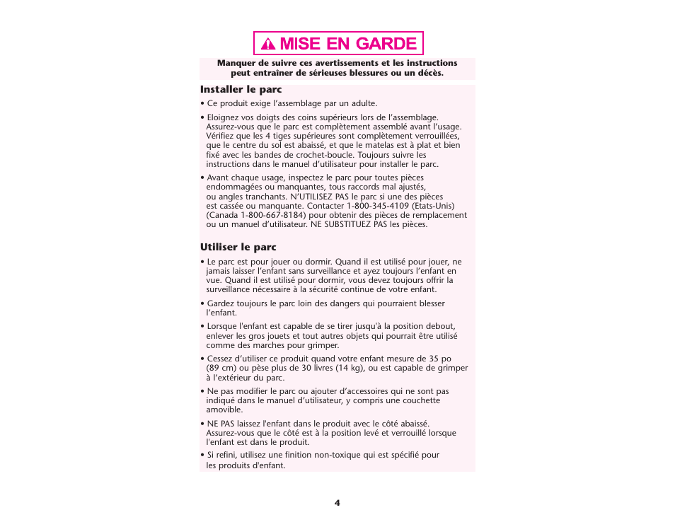 Graco ISPP045AC User Manual | Page 4 / 42