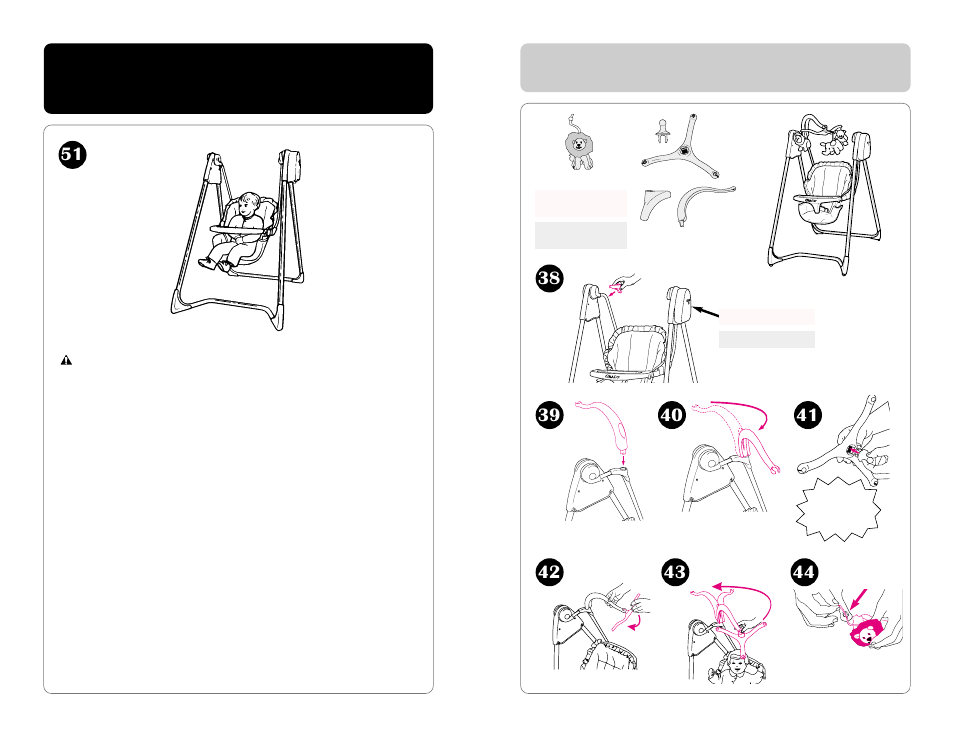 Graco Open Top Swings User Manual | Page 19 / 44