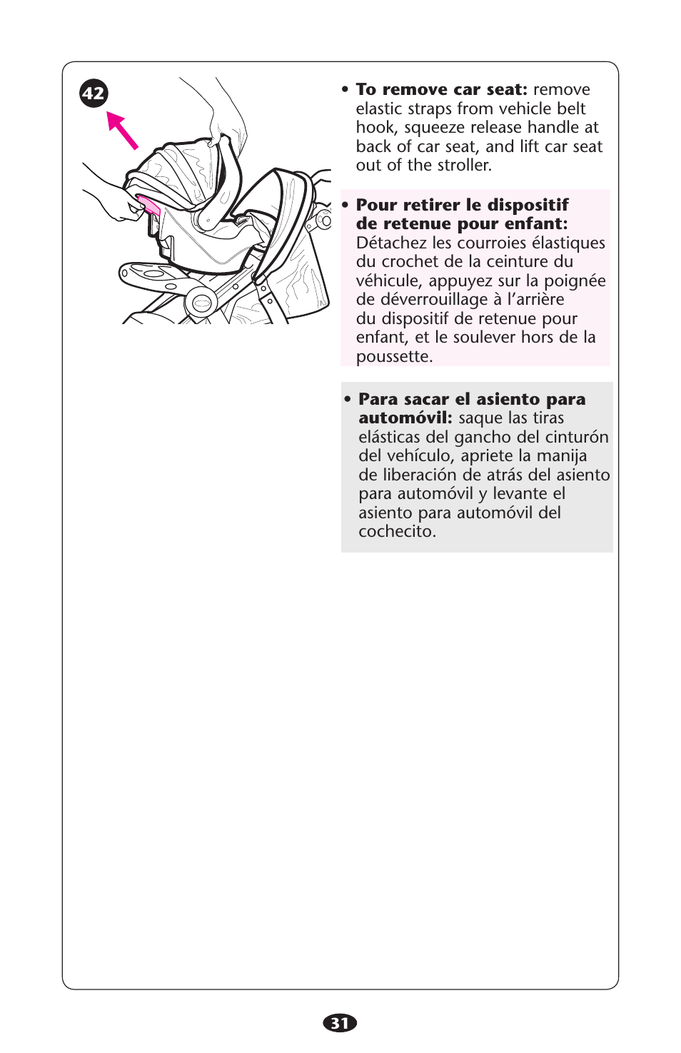 Graco Stylus 1759703 User Manual | Page 31 / 124