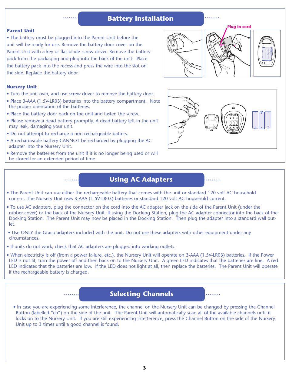 Graco 2794 User Manual | Page 3 / 12
