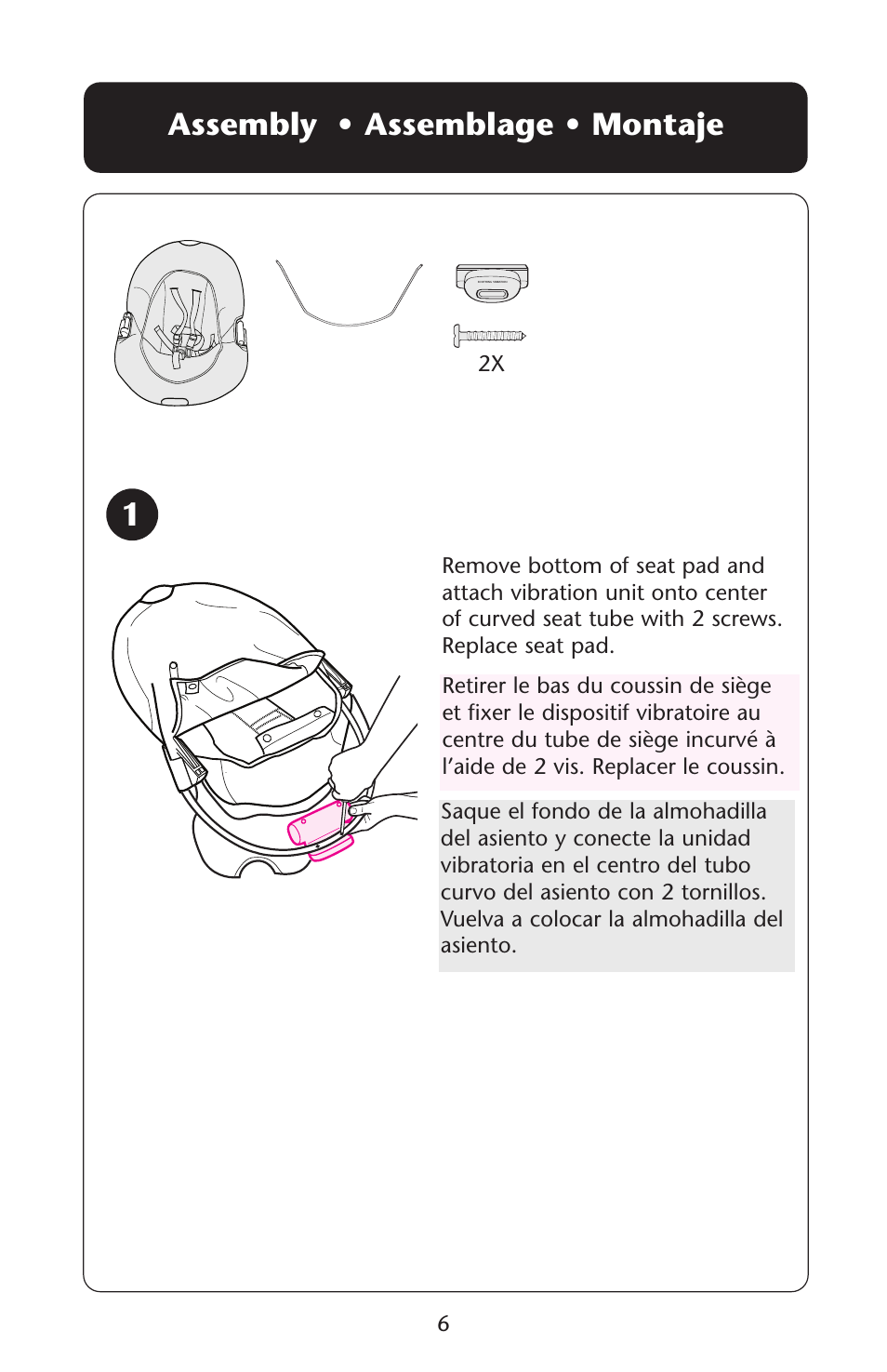 Assembly • assemblage • montaje | Graco ISPS040AC User Manual | Page 6 / 44