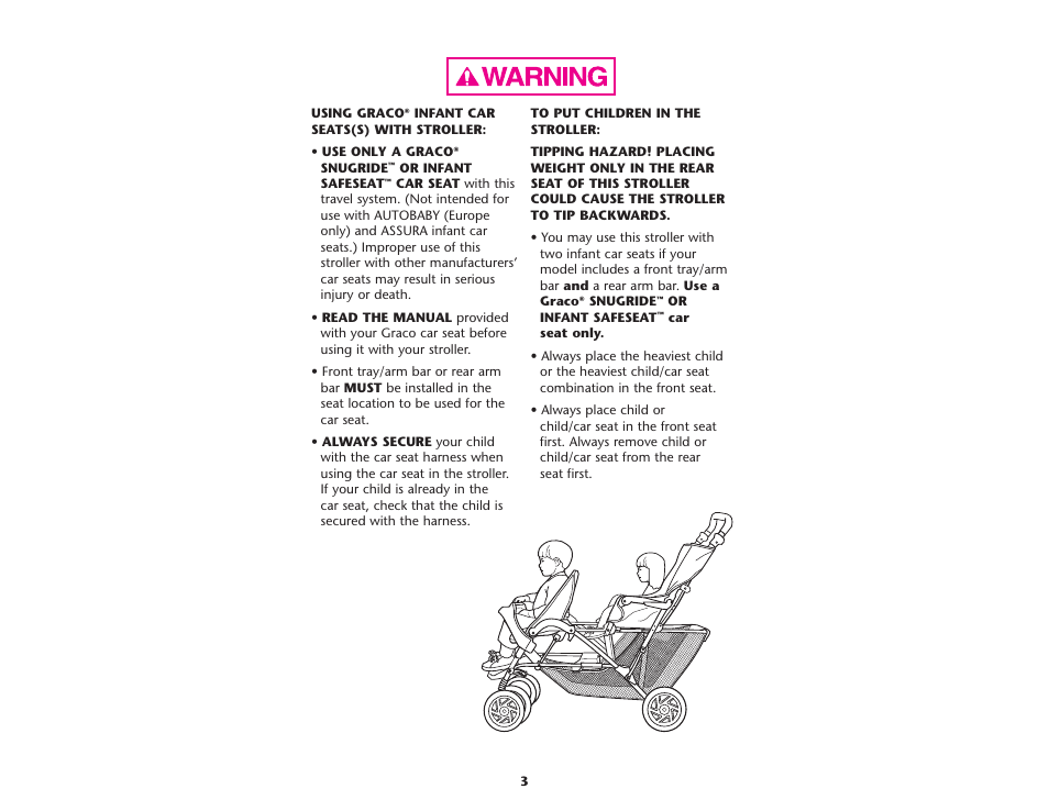 Graco ISPA109AC User Manual | Page 3 / 125