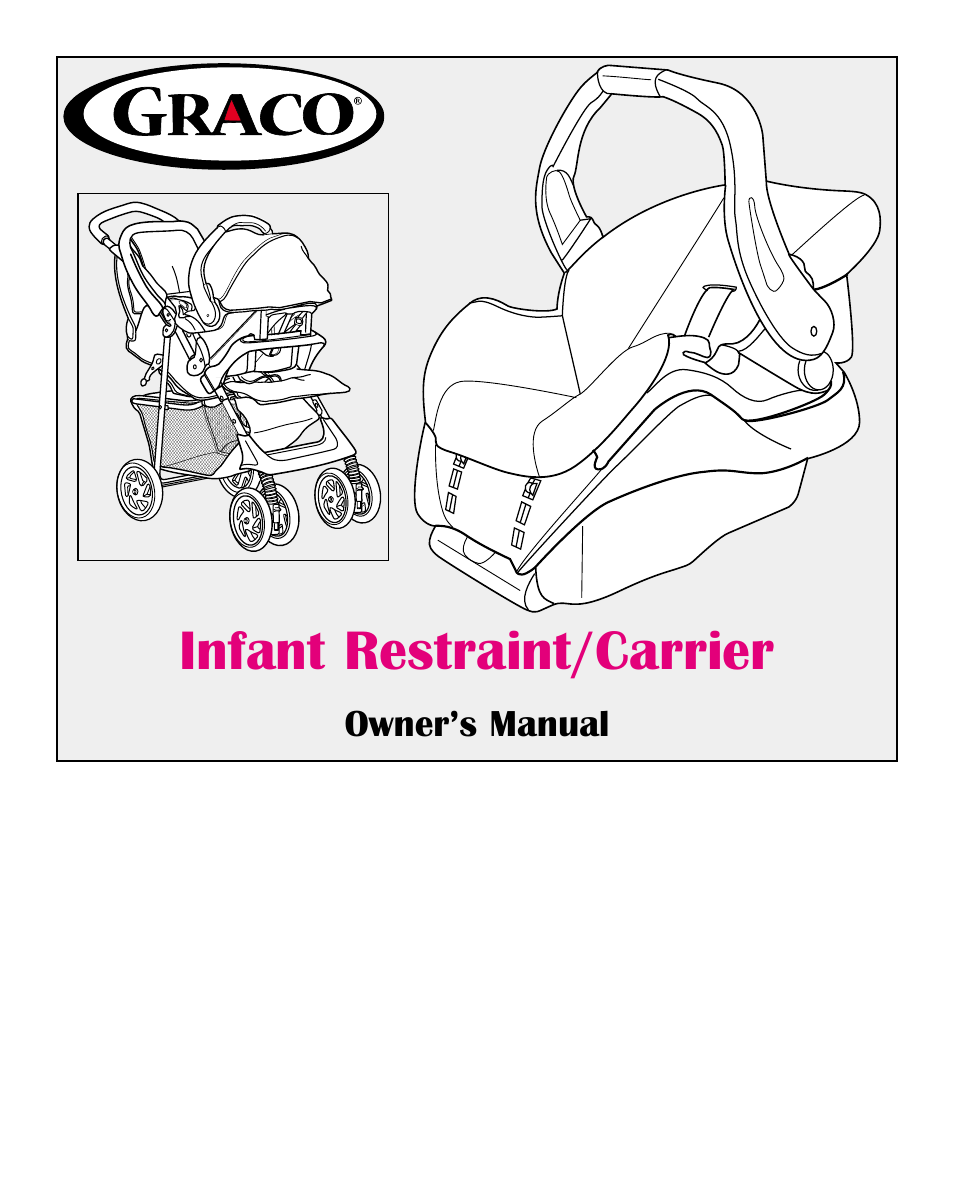 Infant restraint/carrier, Ispc089ba | Graco ISPA109AC User Manual | Page 37 / 125