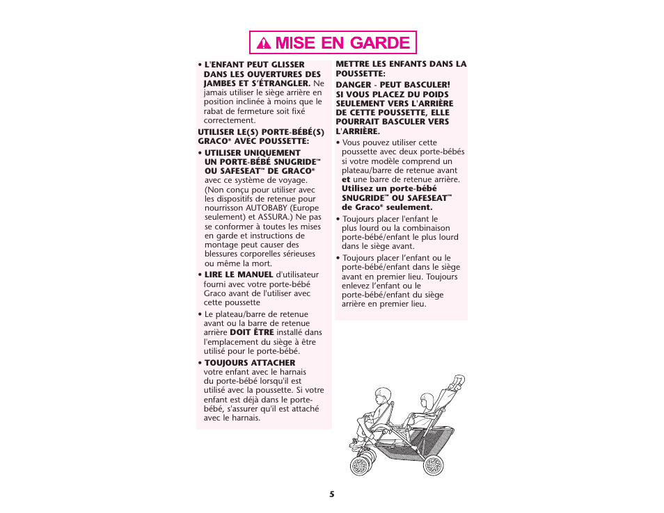 Graco ISPA109AC User Manual | Page 5 / 125