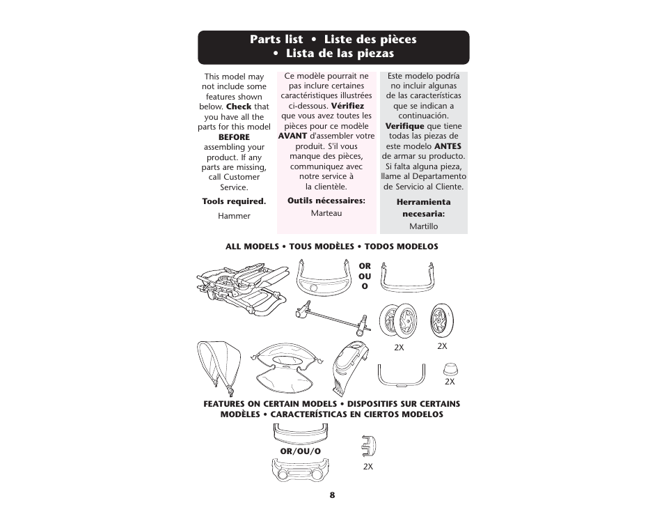 Graco ISPA109AC User Manual | Page 8 / 125