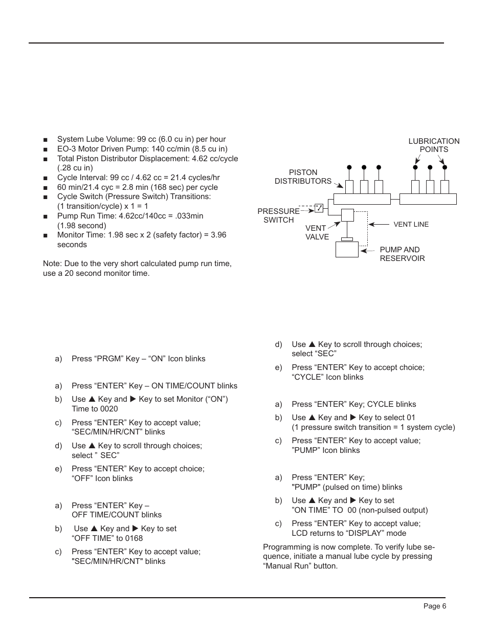 Programming | Graco Trabon LC-1000 User Manual | Page 6 / 8