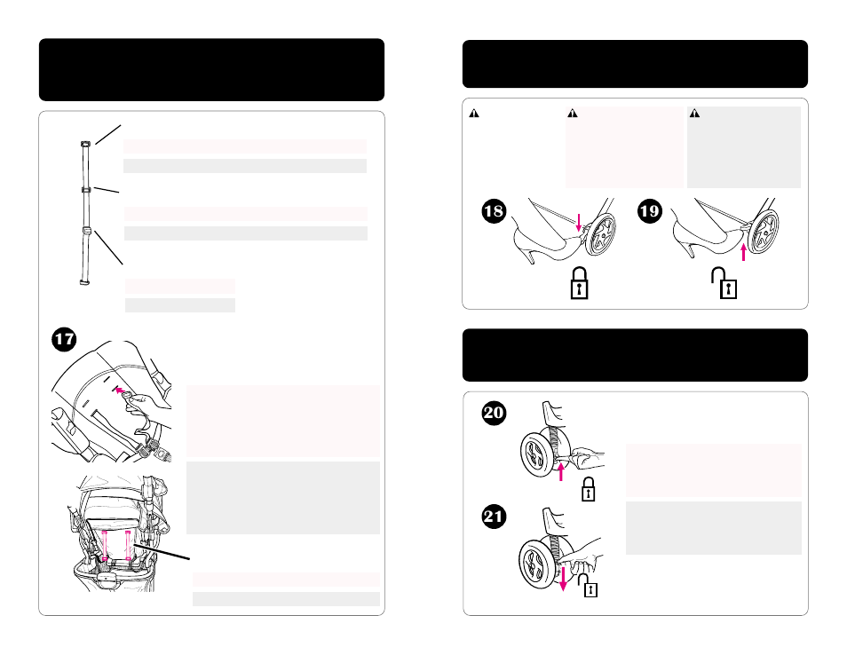 Brakes • les freins • los frenos | Graco ISPA060AA User Manual | Page 18 / 128