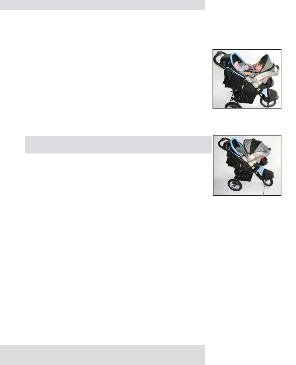 Using the urban advantage as a travel system | Graco UA105 User Manual | Page 13 / 21