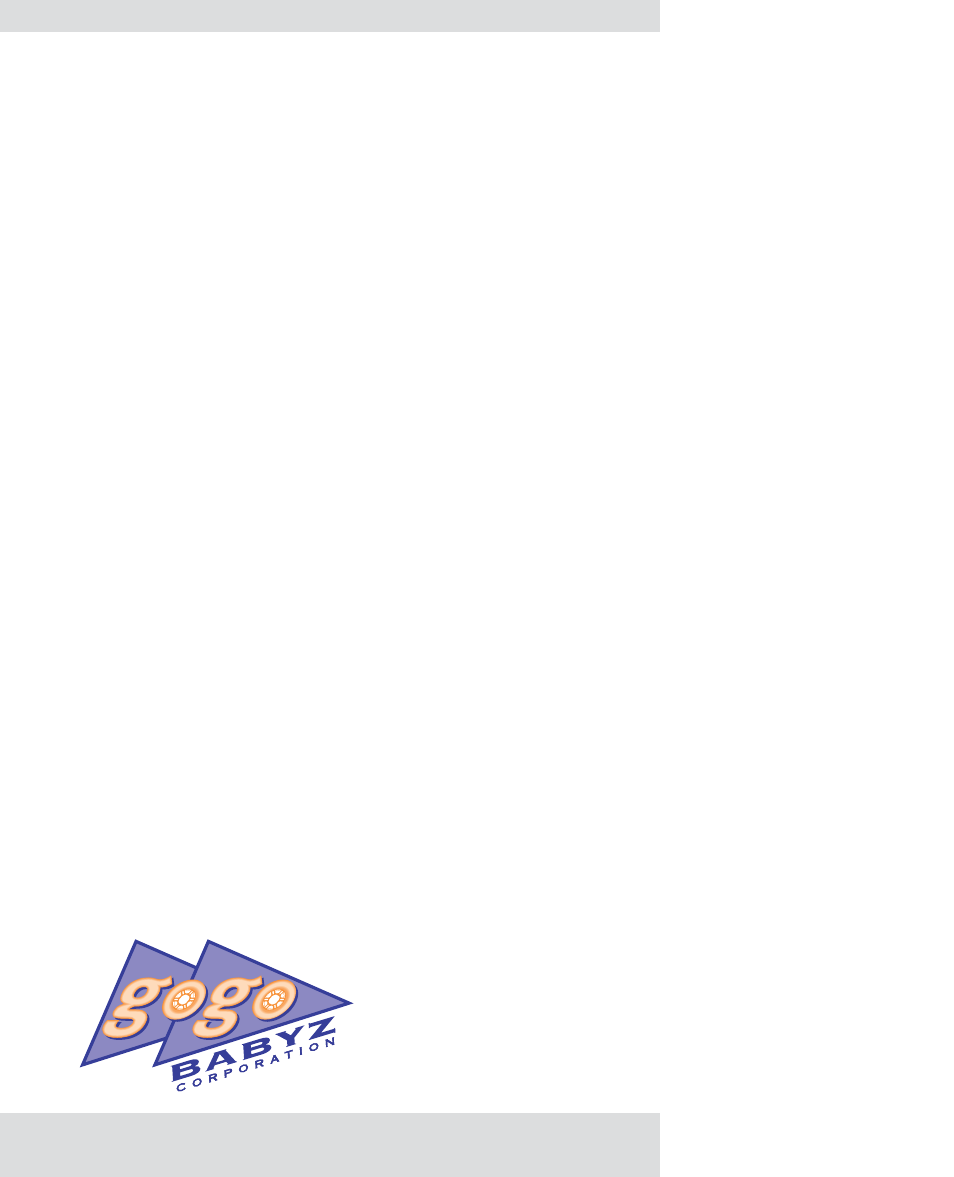 Graco UA105 User Manual | Page 21 / 21