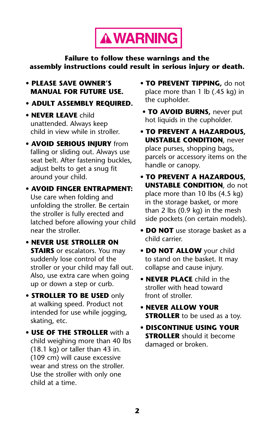 Graco ISPA144AA User Manual | Page 2 / 121