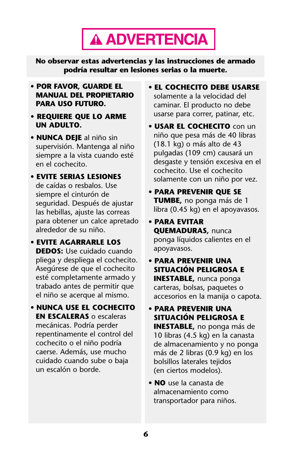 Graco ISPA144AA User Manual | Page 6 / 121